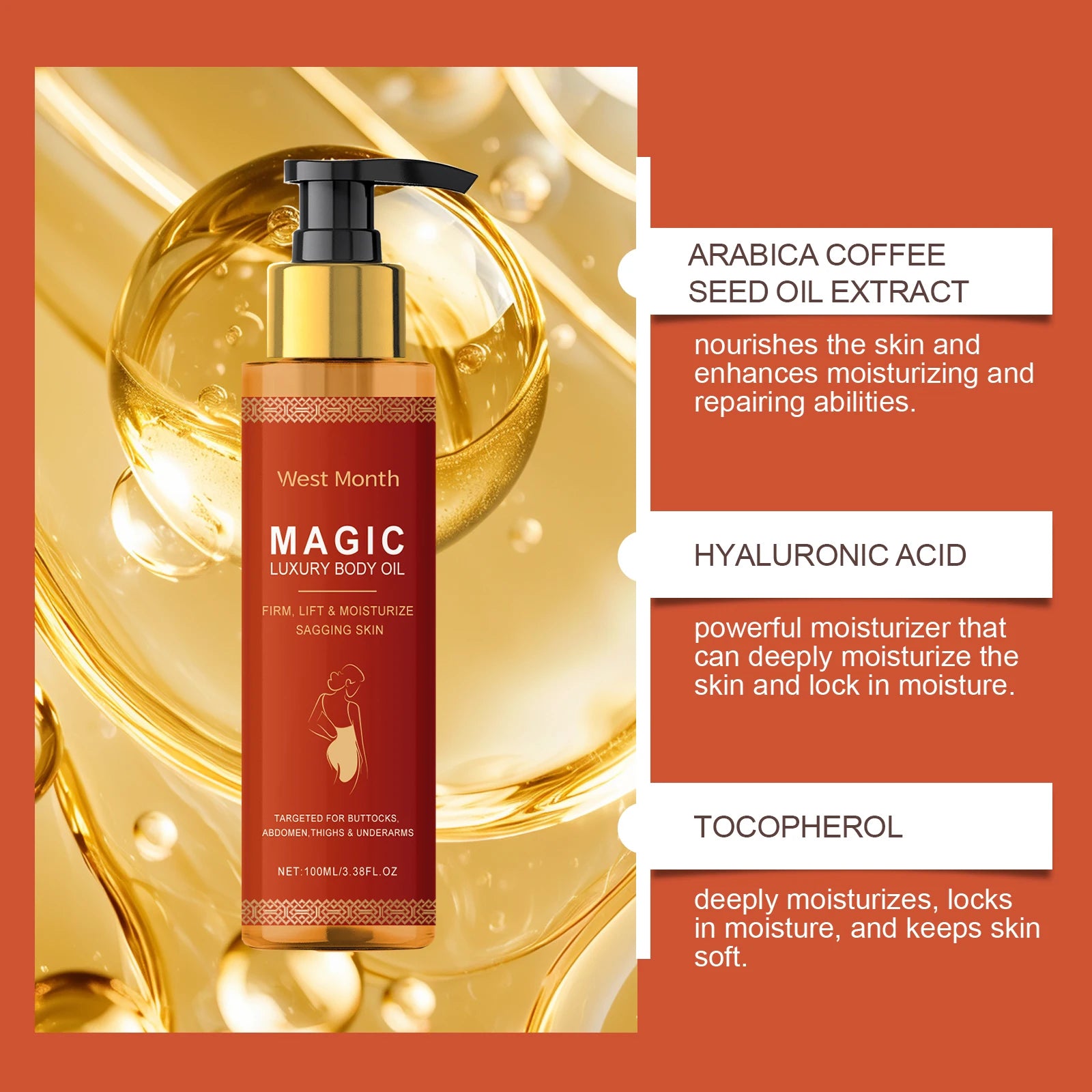 Rose Tightening Body Oil